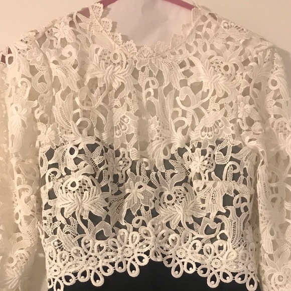 Topshop Lace Bodice Romper - Picture 6 of 8